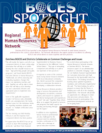 [Pic] Dutchess BOCES February 2017 Spotlight Newsletter cover