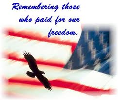 Remembering Those for Memorial Day