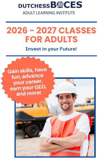 Cover of spring 2026 Adult Learning Institute course catalog