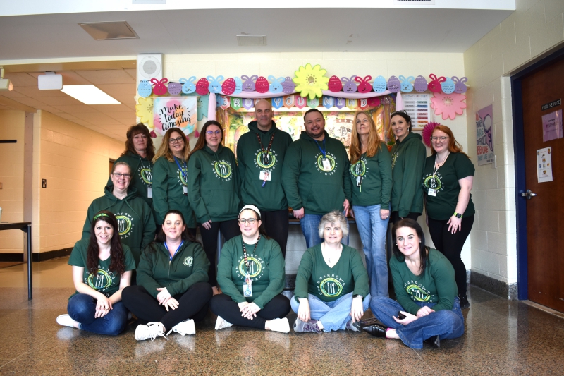 Salt Point Center Staff donned Sparrows Nest T-shirts for Sparrow's Nest Dress Down Day