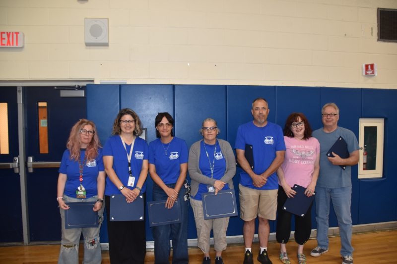 Marla Fasano, Megan Zupan, Nicole Laino, Lorianne DiMarco-Evanko, James Hayes, Patricia Moran and Peter Hruscik all earned tenure this year.