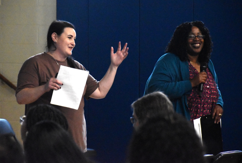 Salt Point Center Principal Melissa Murphy and Resilience Academy Principal Kiesha Tillman speak about supporting with purpose