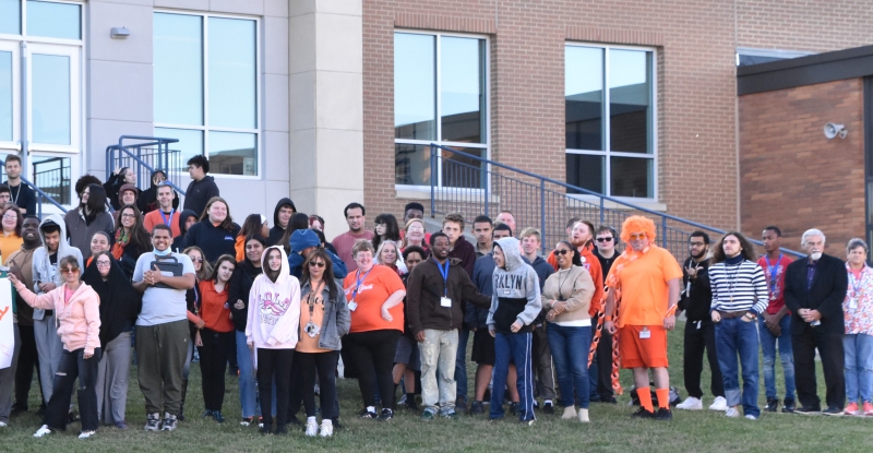 Staff and students from Resilience Academy came together for Unity Day