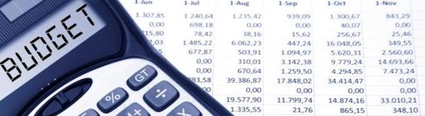 [PIC] Calculator On Excel Spreadsheet Displaying "BUDGET" In Numeric Field