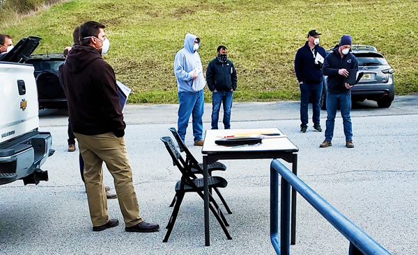 [PIC] Potential Bdders Preparing To Tour the Career and Technical Institute In April.