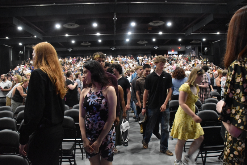 CTI's students find their seats at the MJN Convention Center for the 2026 Recognition Night