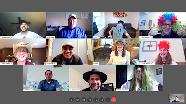 [PIC] Screenshot of IT Leaders From Dutchess County School Districts Meeting Weekly Via Zoom.