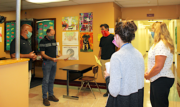 [PIC] BOCES Facilities Members Meet With Consulting Engineer and Alternative High School Staff