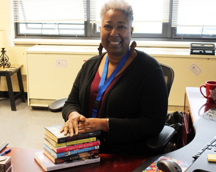 School Library System Coordinator Rebecca Gerald