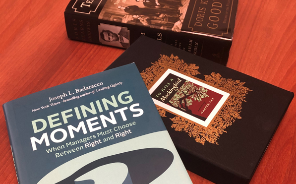 [PIC] Three Editions of Book Titles Donated On Behalf Of Dutchess BOCES Superintendent Richard Hooley Commemorating The Retirement Of Retiring District Superintendents