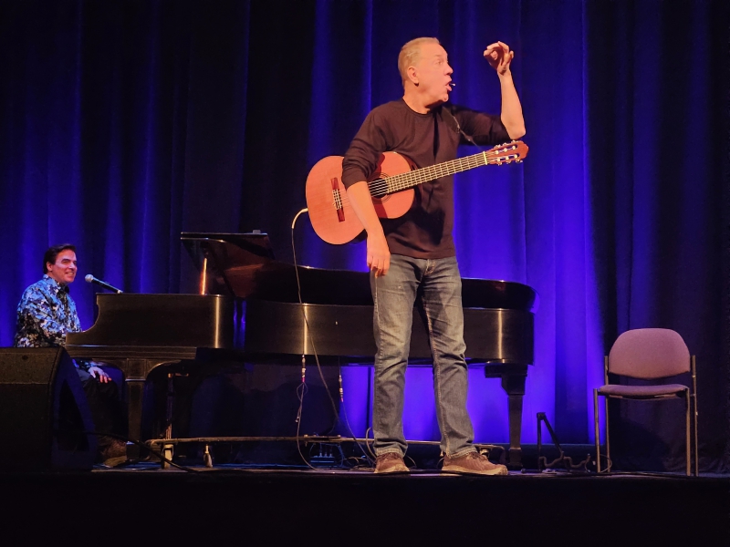 Storyteller and musician David Gonzalez performs a sensory-friendly show at the Bardavon for SPC students